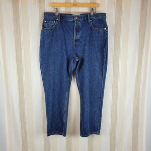 Everlane The 90s Cheeky Jeans Organic Cotton Blue‎ Size 33 Ankle